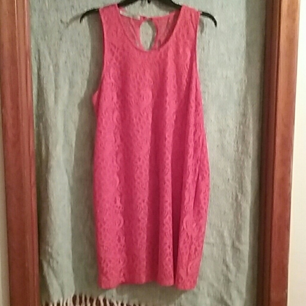 Coral dress